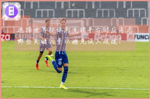 选择世界杯体彩竞猜平台时应考虑哪些关键因素以避免误入歧途？