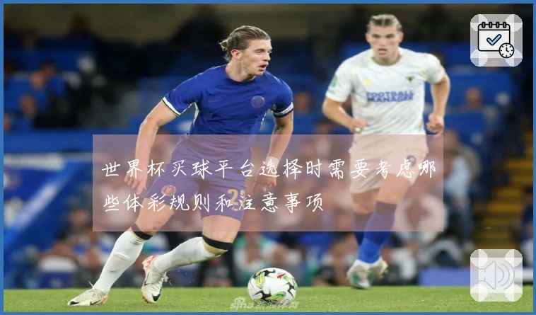 世界杯买球平台选择时需要考虑哪些体彩规则和注意事项